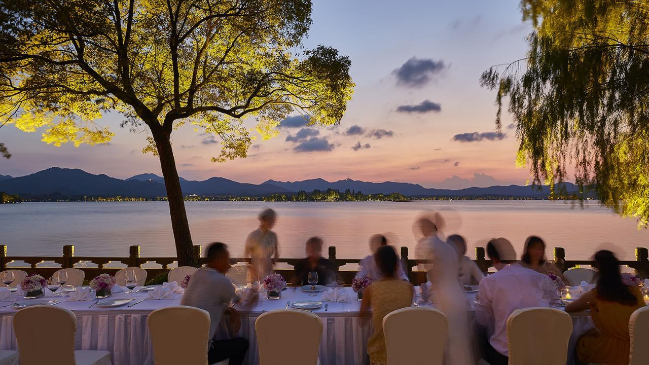 Liuying Hotel West Lake Hangzhou Bagian luar foto