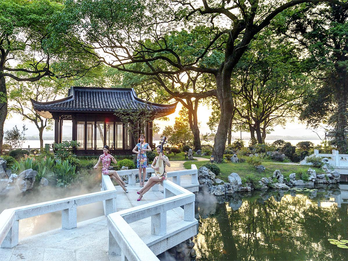 Liuying Hotel West Lake Hangzhou Bagian luar foto