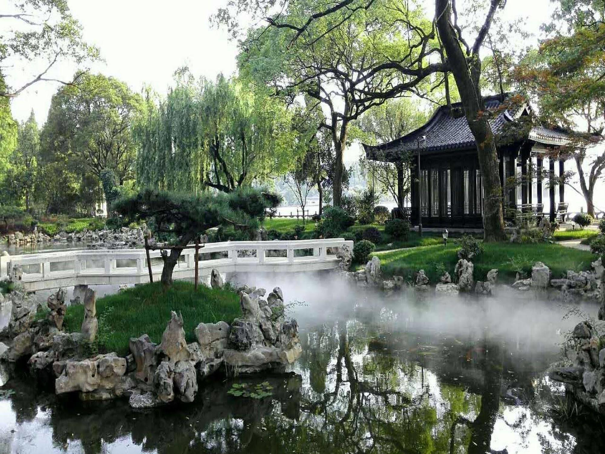 Liuying Hotel West Lake Hangzhou Bagian luar foto